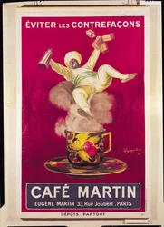 A „Café Martin“ reklámplakátja, 1921